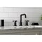 Kingston Brass Widespread Bathroom Faucet with Push PopUp, Matte Black KS1410RX - alternate 4